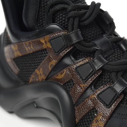 Louis Vuitton Calfskin Patent Monogram LV Archlight Sneakers 42 Black 17 of 20