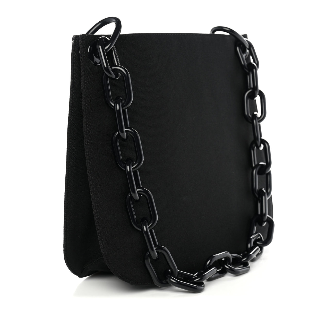 Tessuto Nylon Swing Shoulder Tote Black