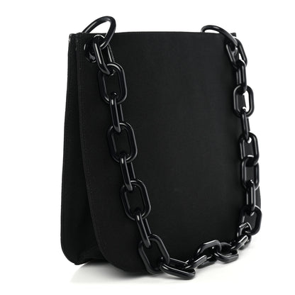 Prada Tessuto Nylon Swing Shoulder Tote Black 3 of 10