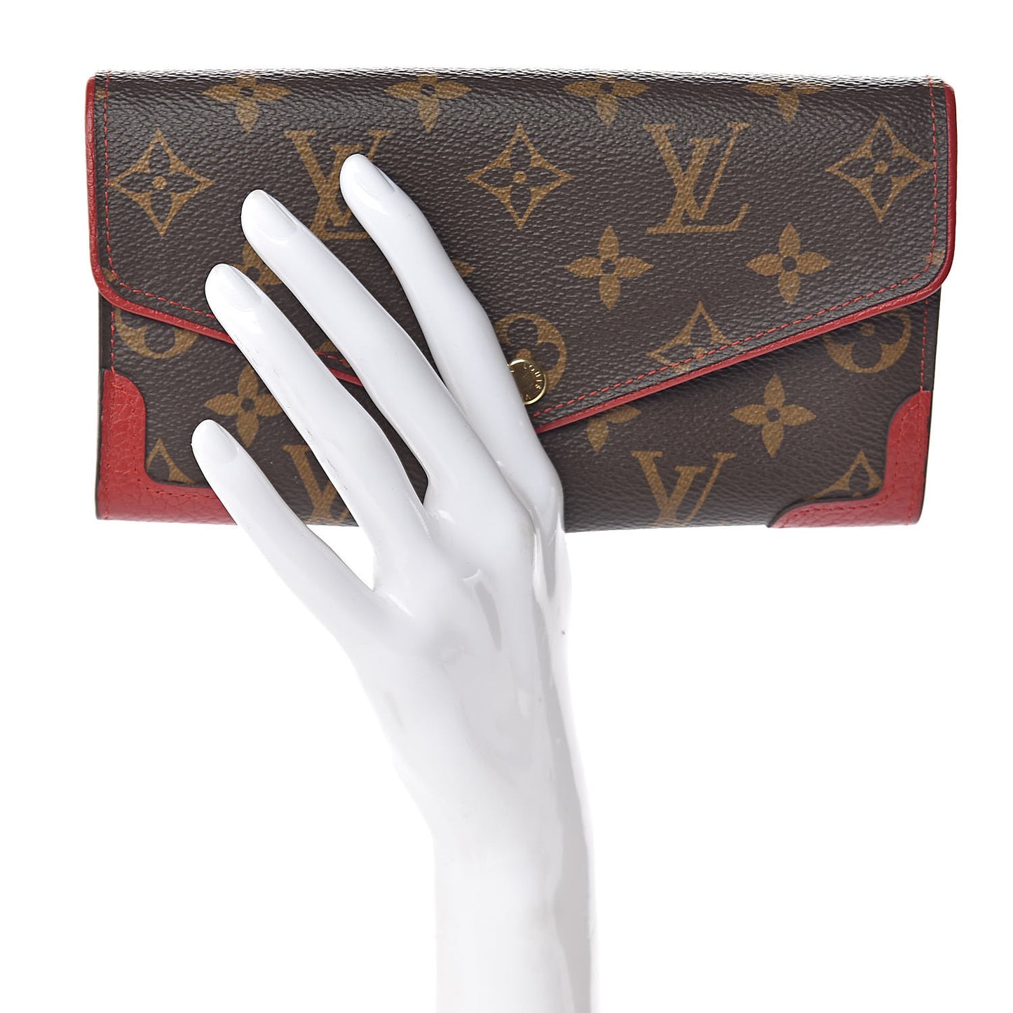 Monogram Sarah Retiro Wallet Cherry