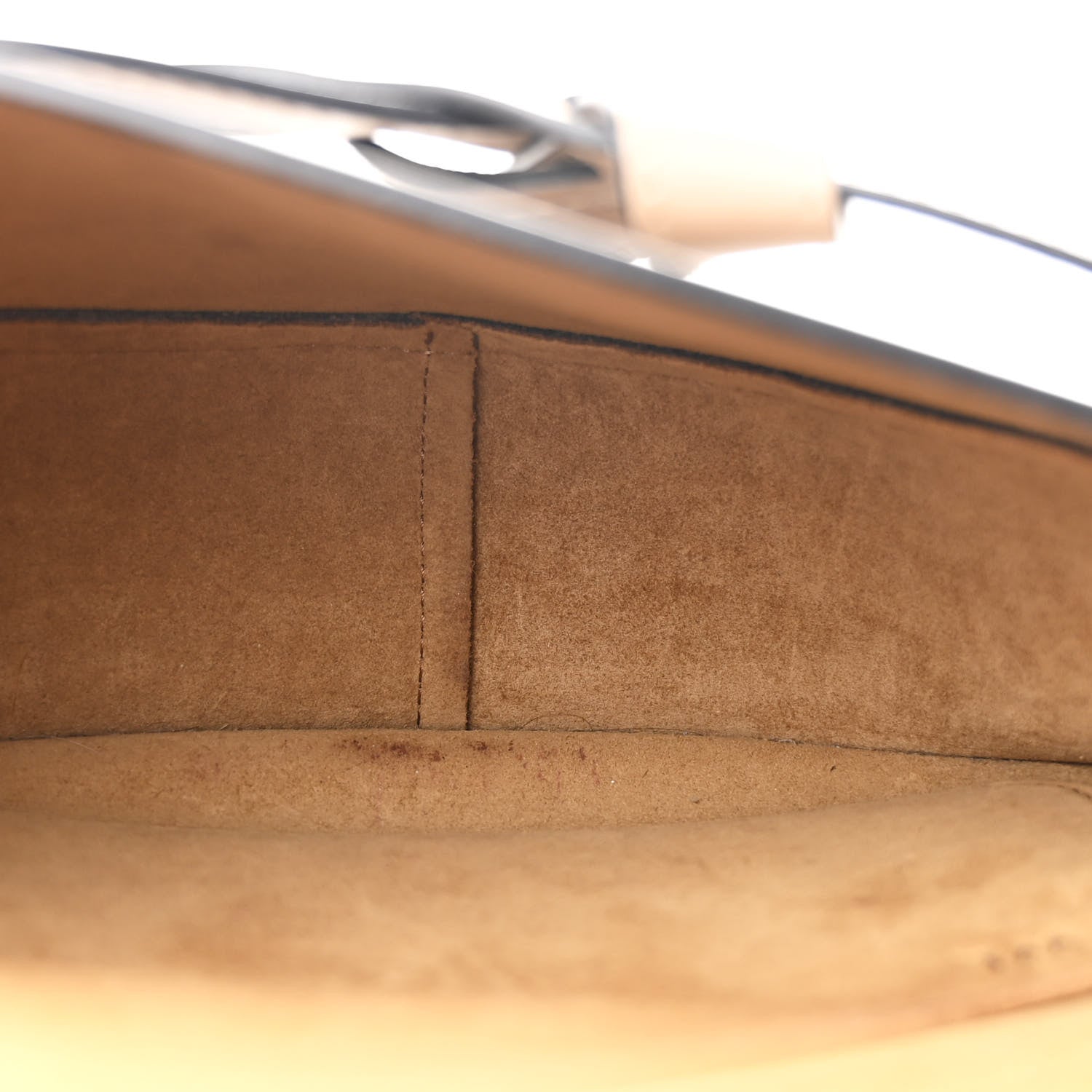 Loewe Soft Calfskin Jacquard Small Gate Crossbody Bag Sand 5 of 12