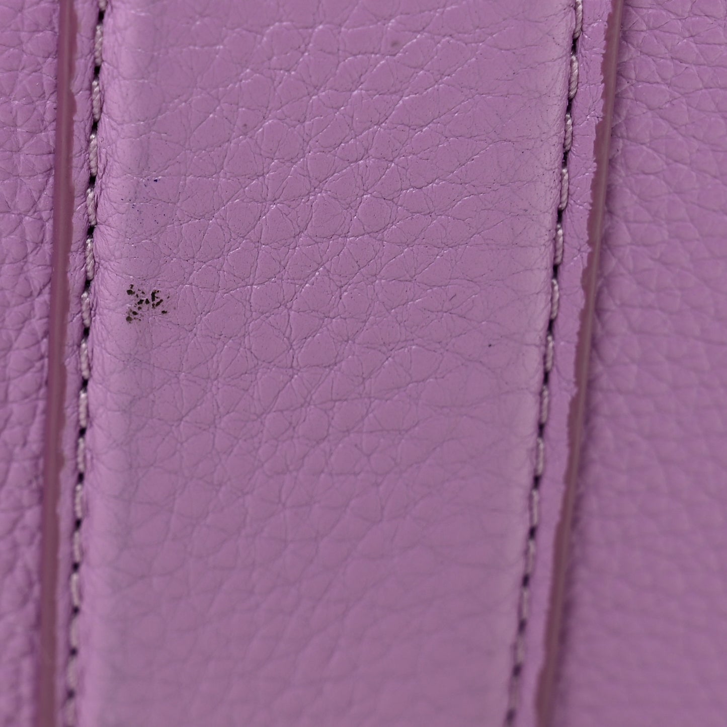 Grained Calfskin Small The Tote Bag Regal Orchid