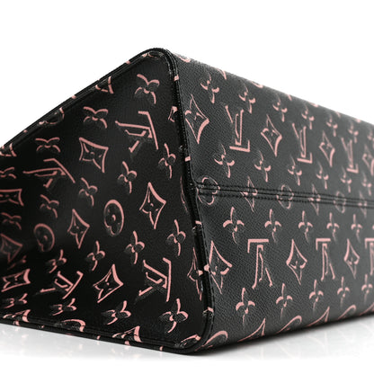 Louis Vuitton Monogram Fall For You Neverfull MM Black 8 of 9