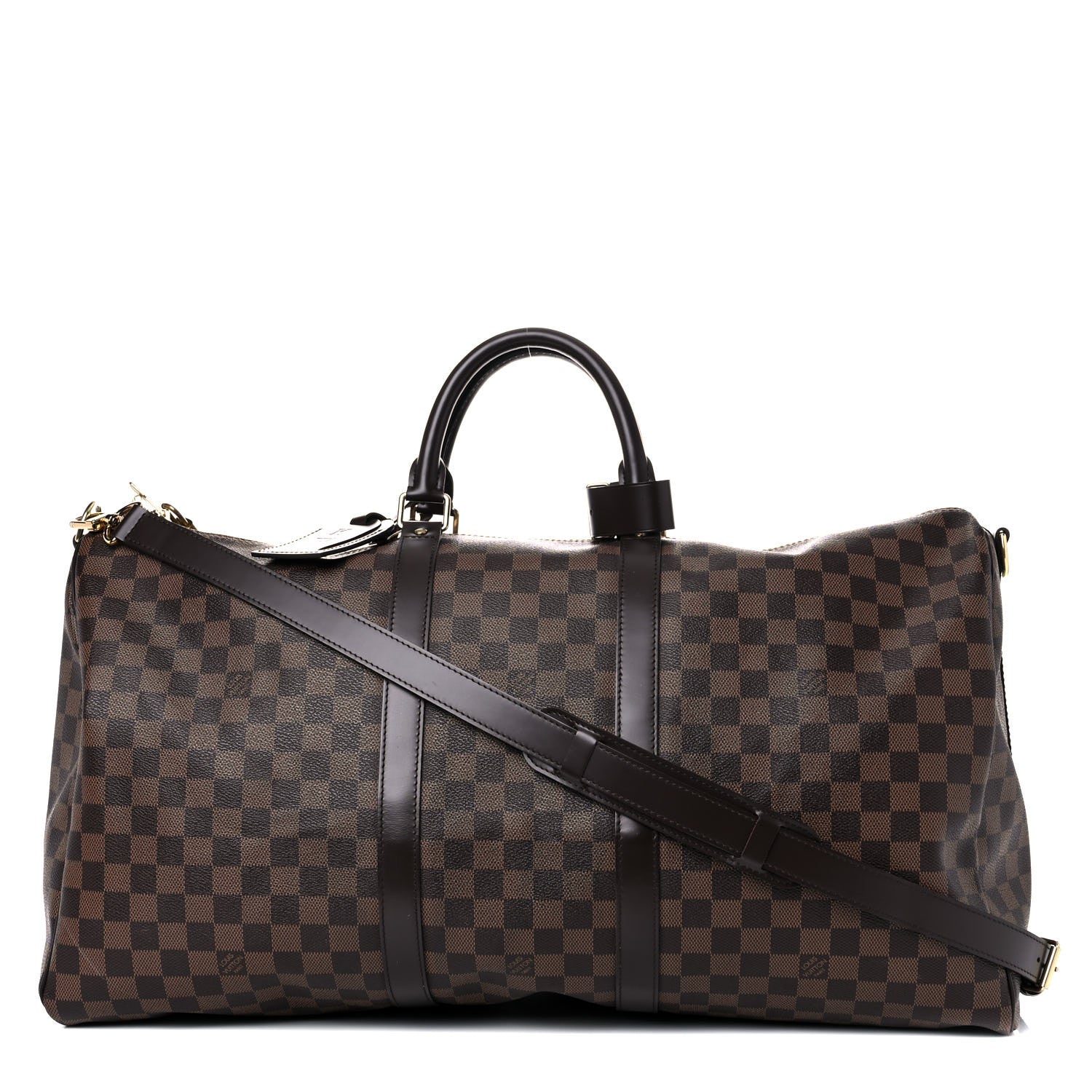 Louis Vuitton Damier Ebene Keepall Bandouliere 55 1 of 20