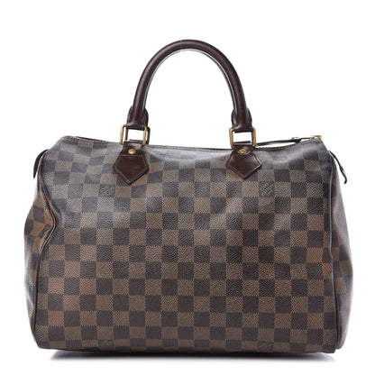 Louis Vuitton Damier Ebene Speedy 30 1 of 12