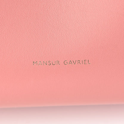 Mansur Gavriel Calfskin Mini Bucket Bag Blush 6 of 12