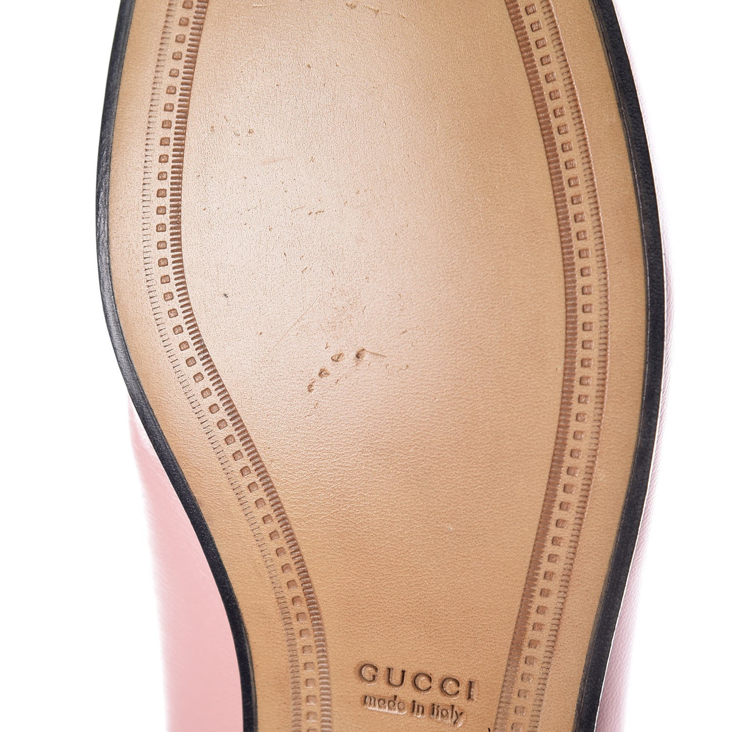 Gucci Lambskin Womens Brixton Horsebit Loafers 37.5 Perfect Pink 11 of 12