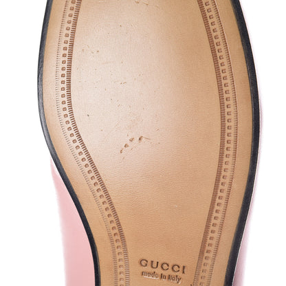 Gucci Lambskin Womens Brixton Horsebit Loafers 37.5 Perfect Pink 11 of 12