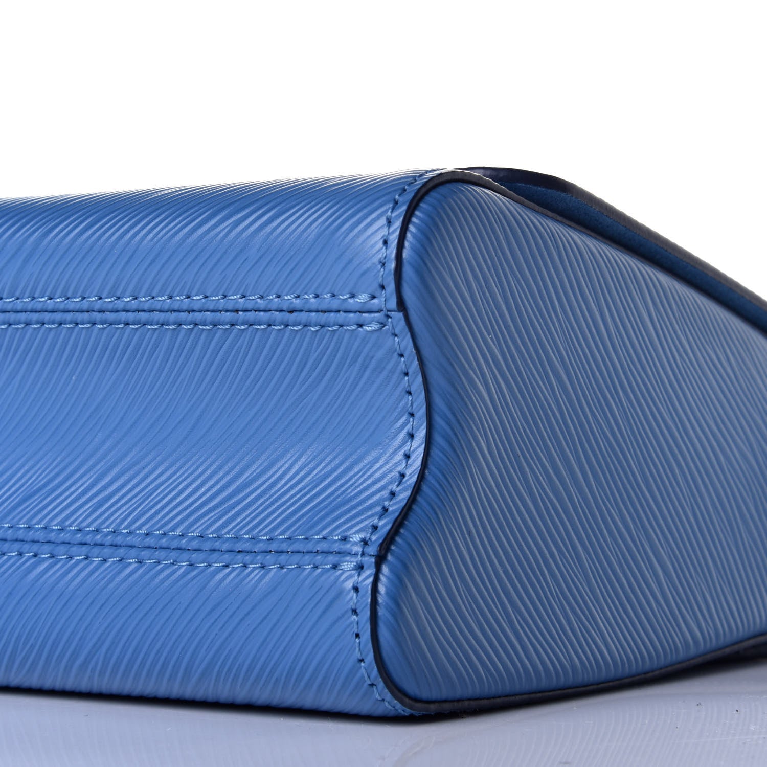 Louis Vuitton Epi Twist Shoulder Bag MM Blue Jean 8 of 9