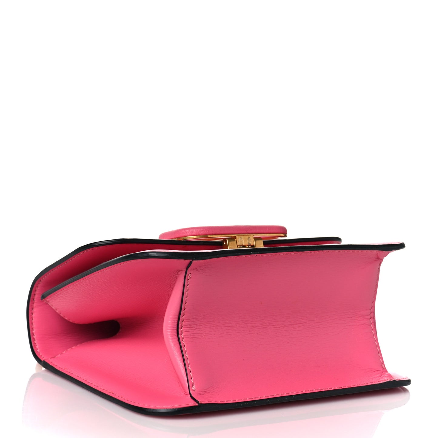 Smooth Calfskin Small VSling Shoulder Bag Pink