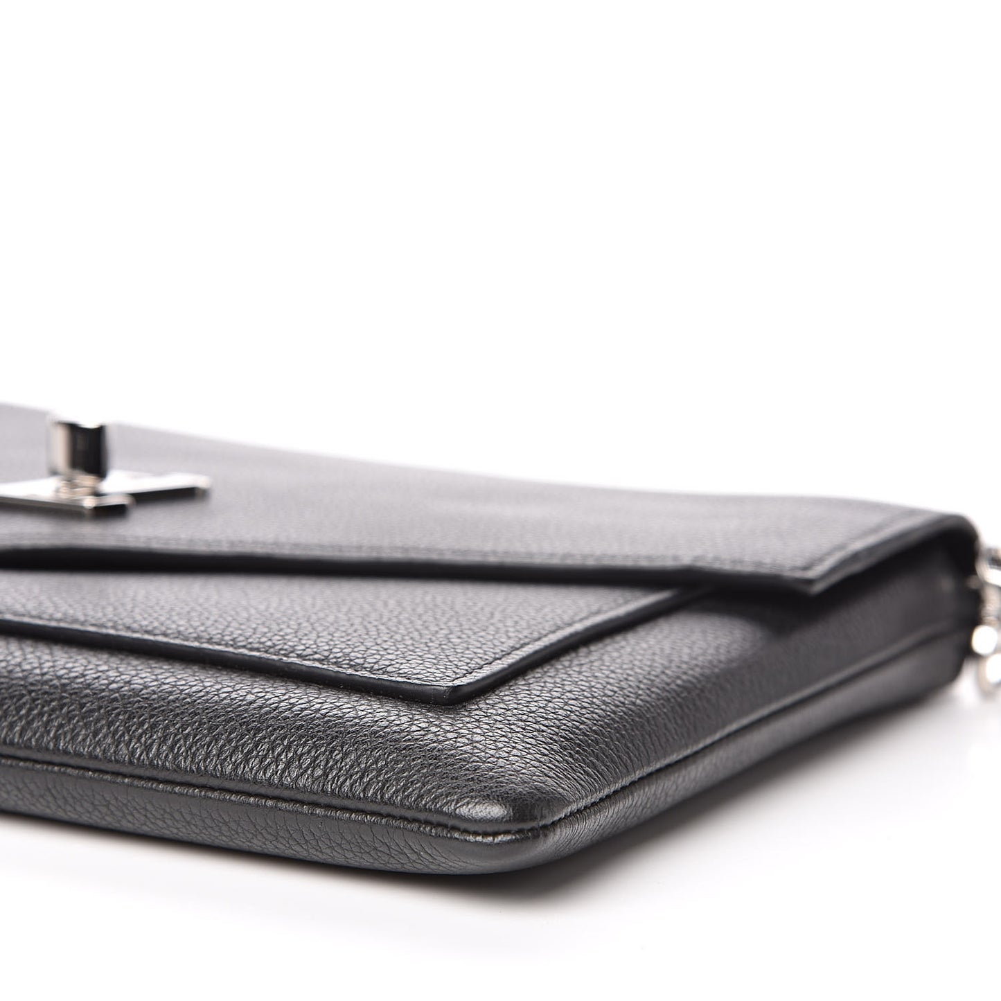 Soft Calfskin My Lockme Pochette Black