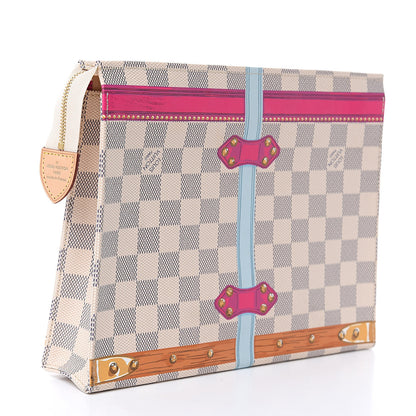 Louis Vuitton Damier Azur Summer Trunks Saint Tropez Toiletry Pouch 26 3 of 11