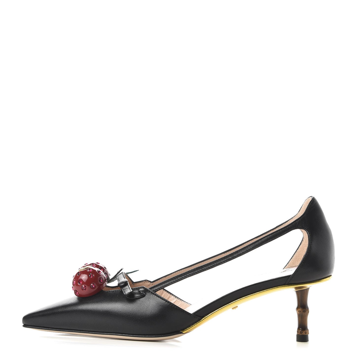 Nappa Cherry Pumps 38 Black