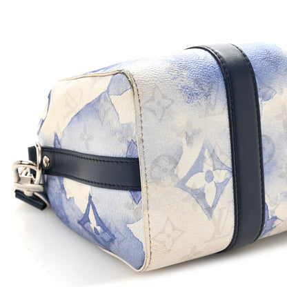 Louis Vuitton Monogram Watercolor Keepall XS Blue 9 of 12