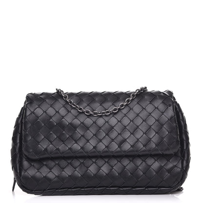 Bottega Veneta Nappa Intrecciato Small Chain Crossbody Black 1 of 8