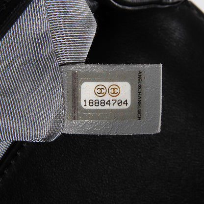 Chanel Calfskin Quilted Medium Double Stitch Boy Flap Black 8 of 9