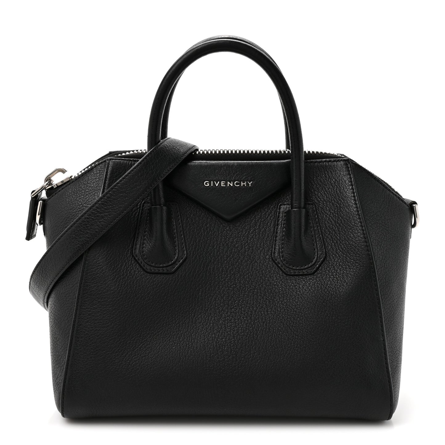 Sugar Goatskin Small Antigona Black