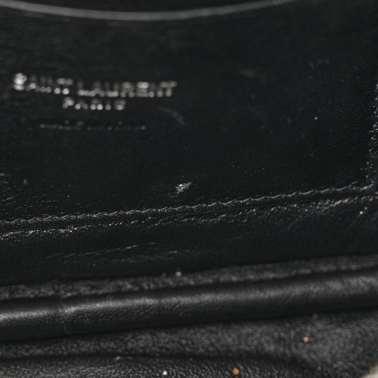 Calfskin Crocodile Embossed Monogram Mini Lou Camera Bag Fog