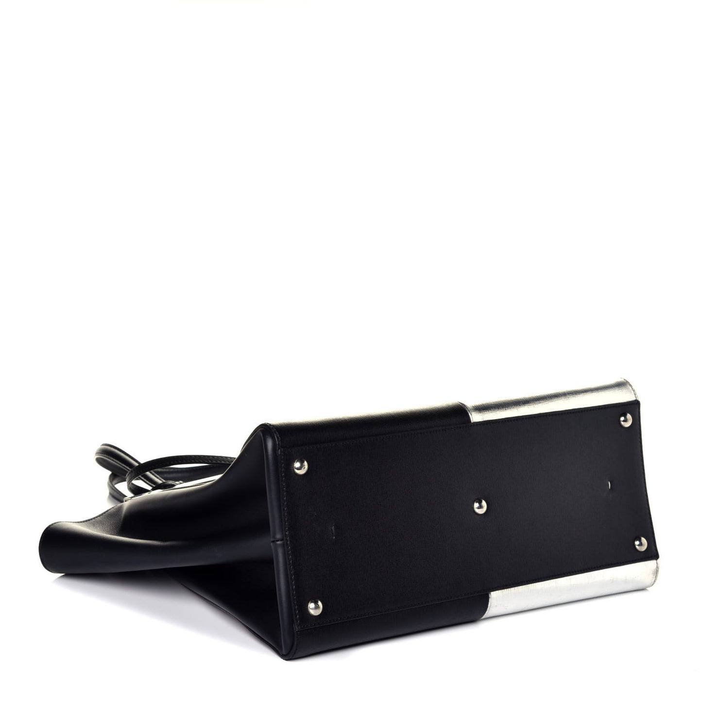 Vitello Elite Bi Color 3Jours Tote Argento Black