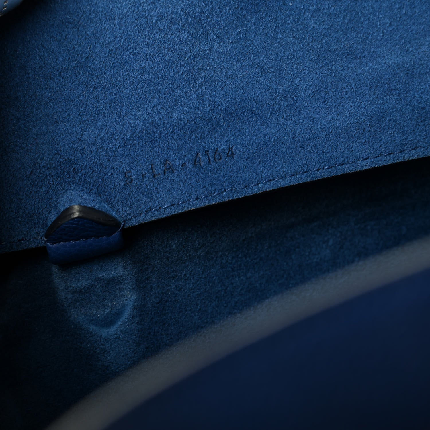 Celine Soft Grained Calfskin Small Belt Cabas Phantom Indigo 9 of 9