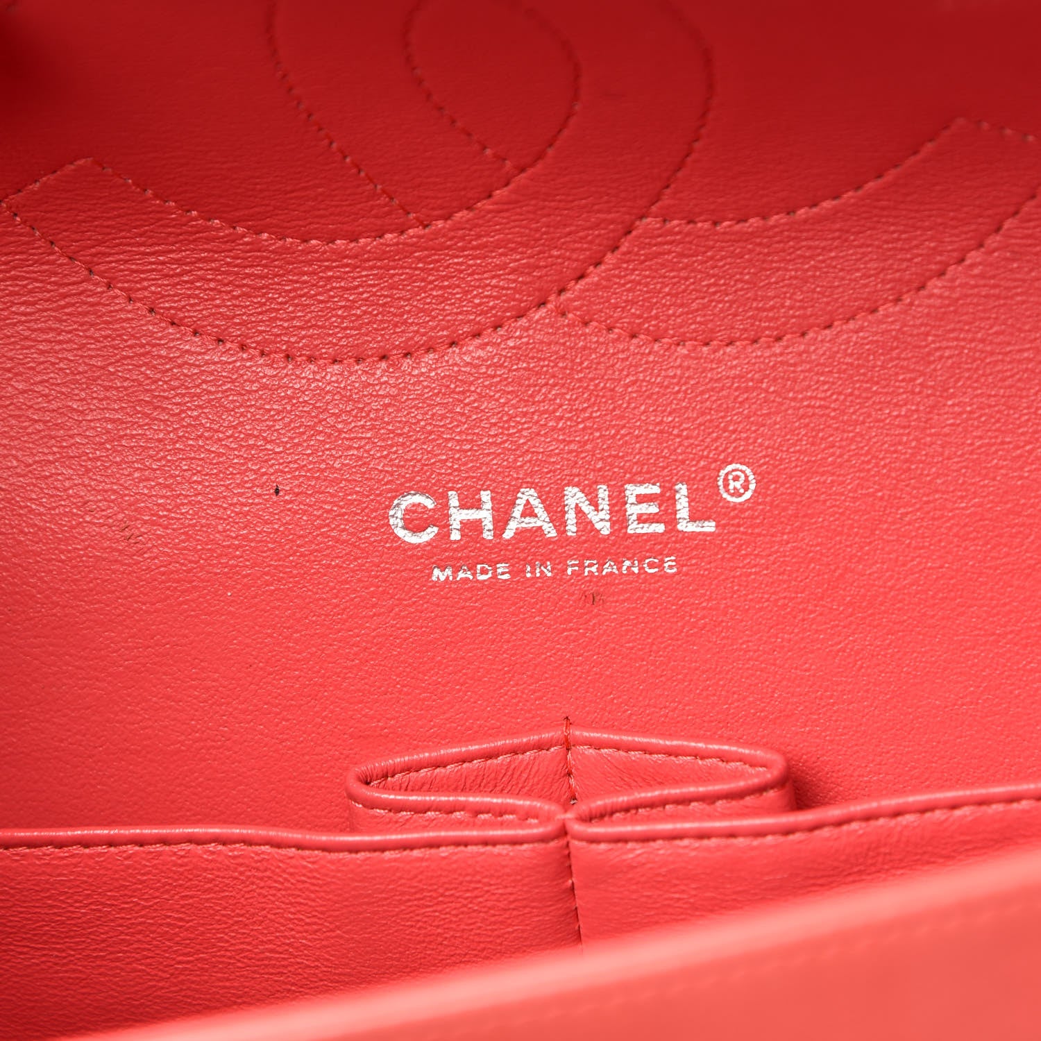 Chanel Patent Quilted Jumbo Double Flap Coral 6 of 13