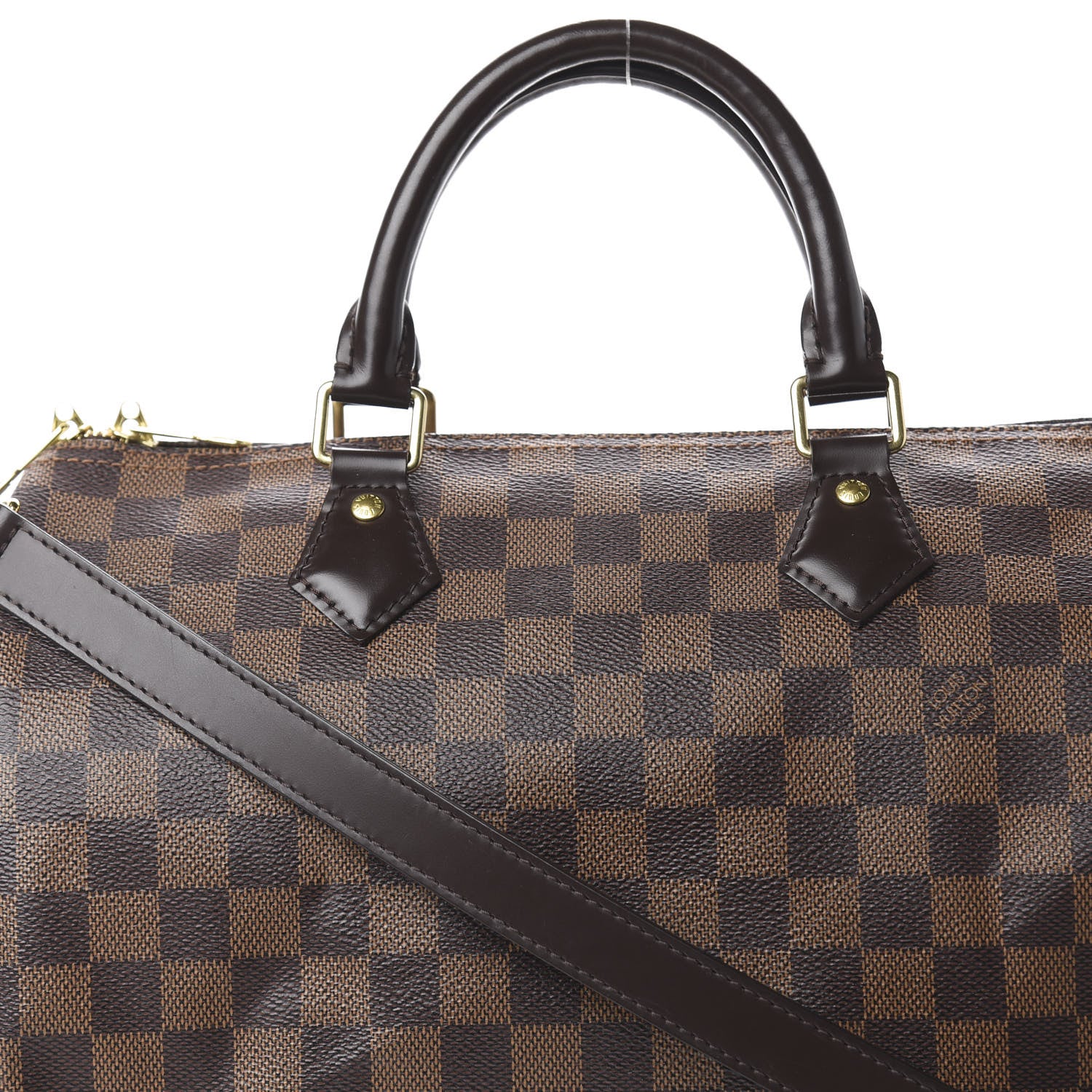 Louis Vuitton Damier Ebene Speedy Bandouliere 30 13 of 14