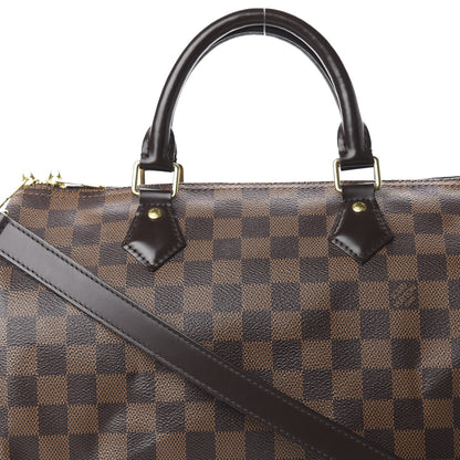 Louis Vuitton Damier Ebene Speedy Bandouliere 30 13 of 14