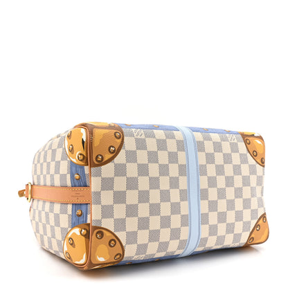 Louis Vuitton Damier Azur Summer Trunks Speedy Bandouliere 30 4 of 14