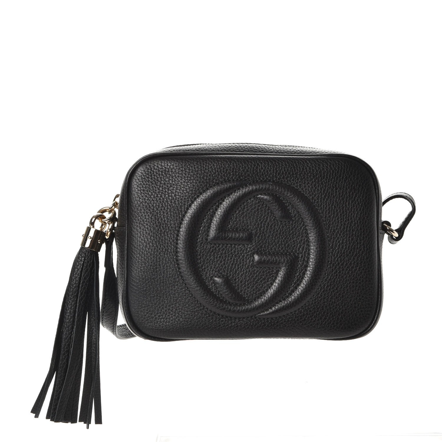 Gucci Pebbled Calfskin Small Soho Disco Bag Black 1 of 7
