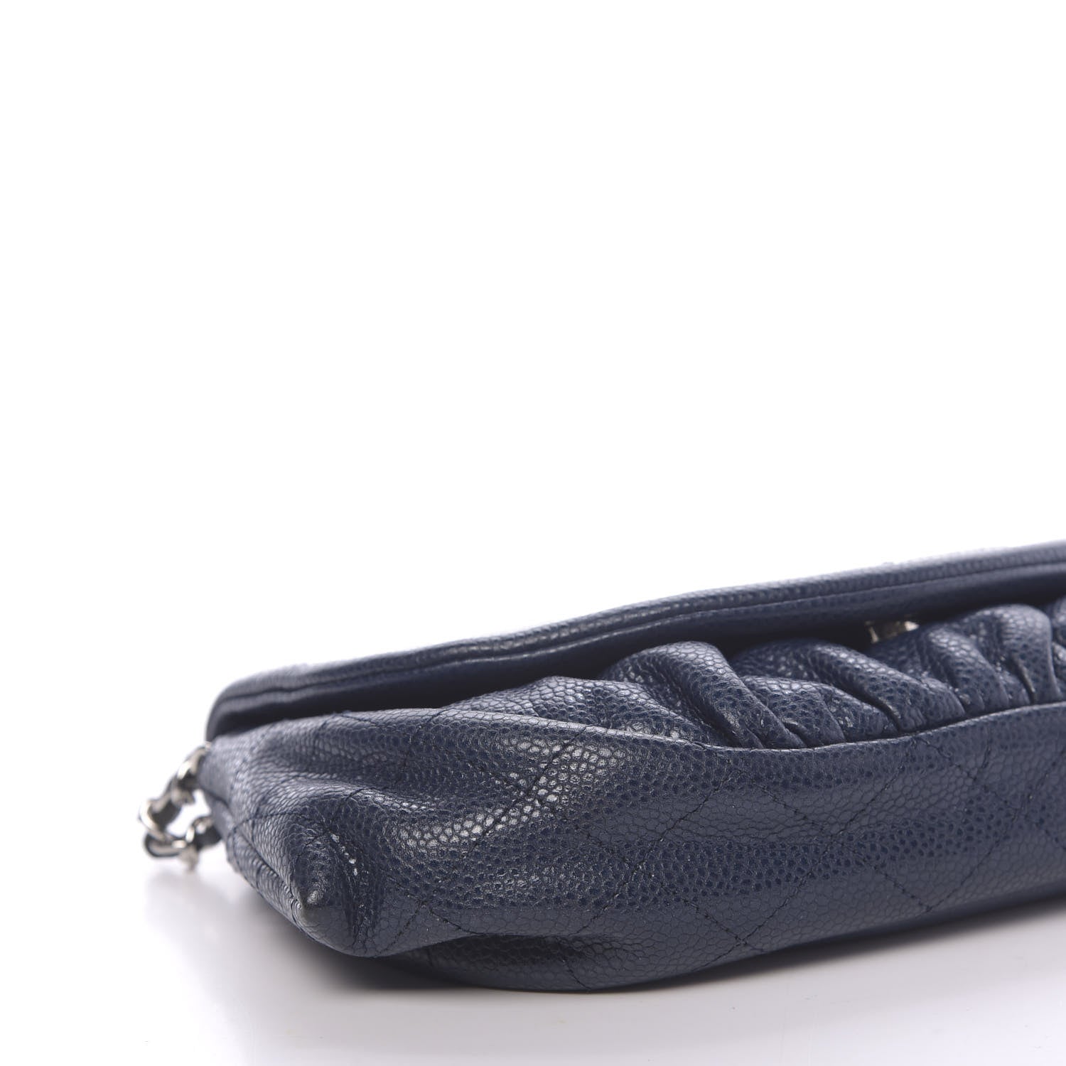 Chanel Caviar Half Moon Wallet On Chain WOC Navy 9 of 11