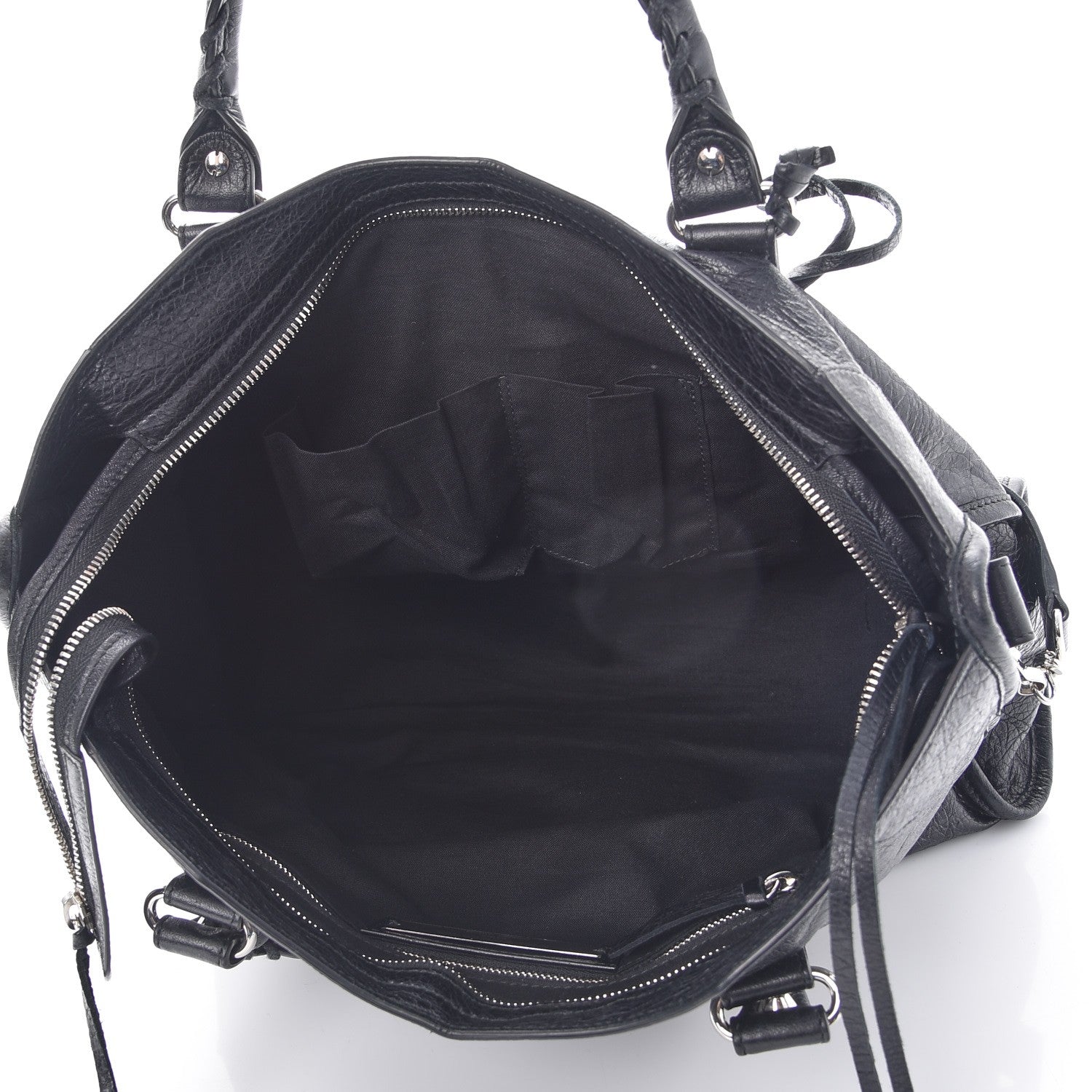 Balenciaga Agneau Classic Silver Hardware City Black 5 of 7