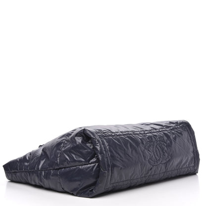 Chanel Nylon Coco Cocoon Large Reversible Tote Dark Blue 4 of 10