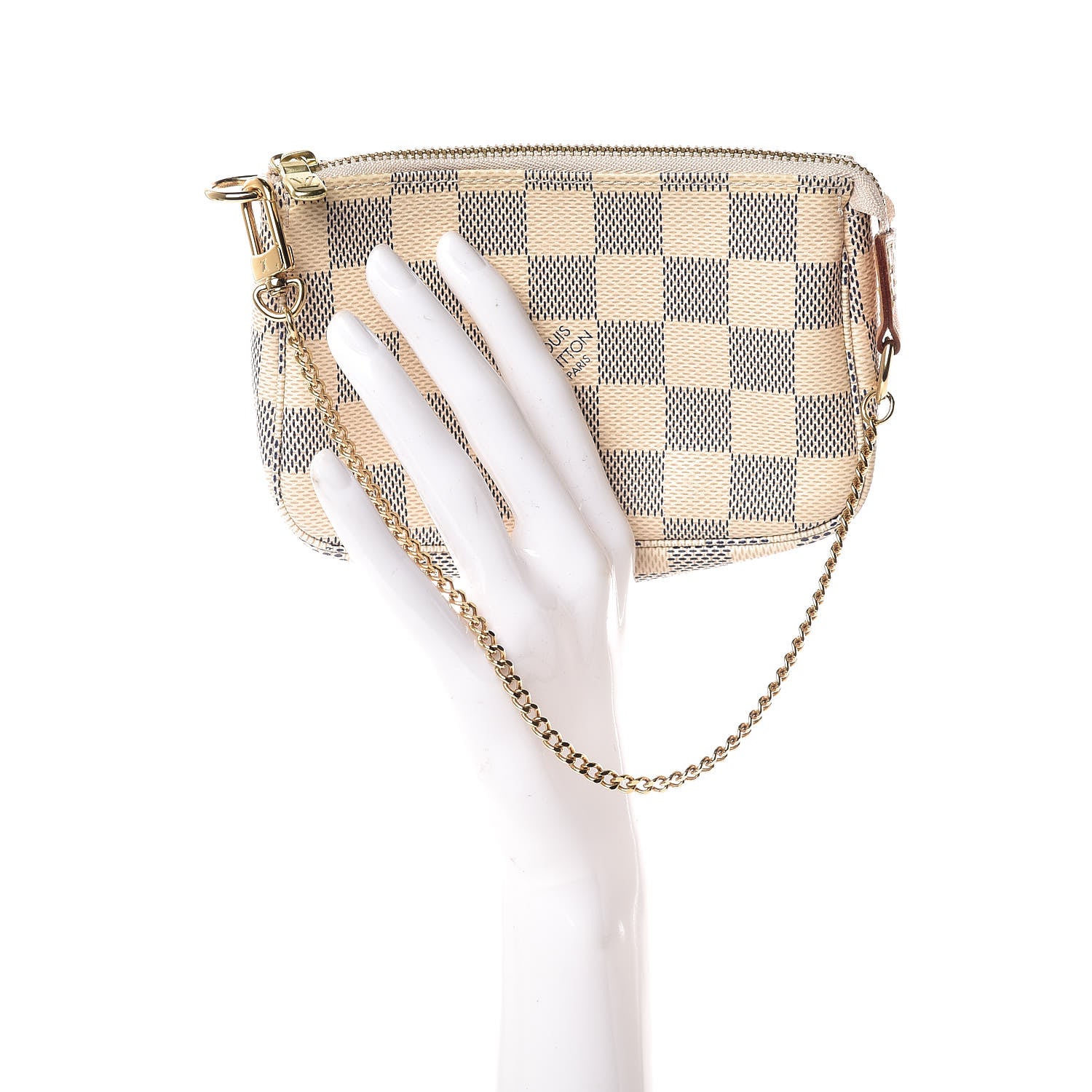 Louis Vuitton Damier Azur Mini Pochette Accessories 2 of 10