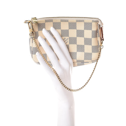 Louis Vuitton Damier Azur Mini Pochette Accessories 2 of 10