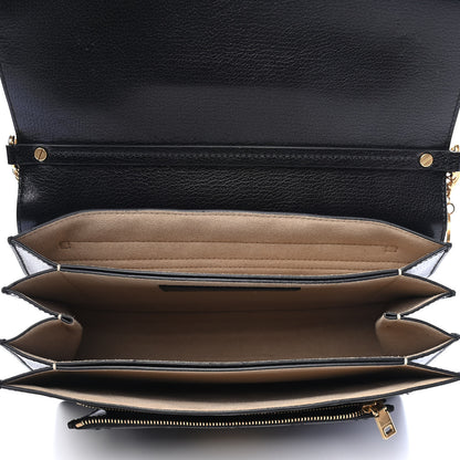 Givenchy Goatskin Quilted Medium GV3 Shoulder Bag Black 5 of 8