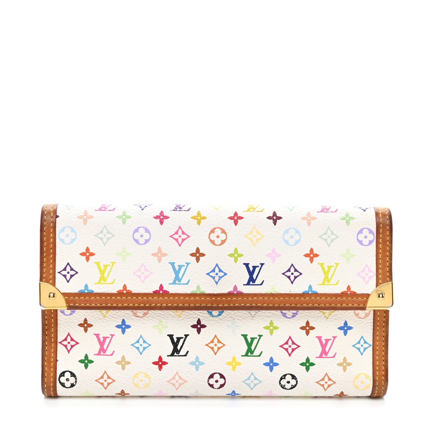 Monogram Multicolor Porte Tresor International Wallet White