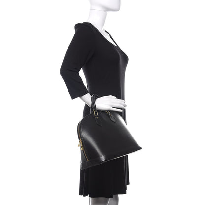 Louis Vuitton Epi Alma PM Black 2 of 10
