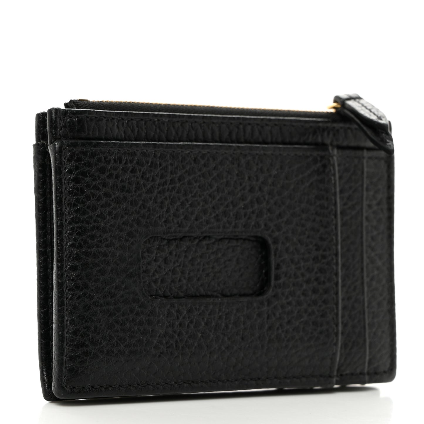 Dollar Calfskin GG Marmont Coin Case Card Holder Black