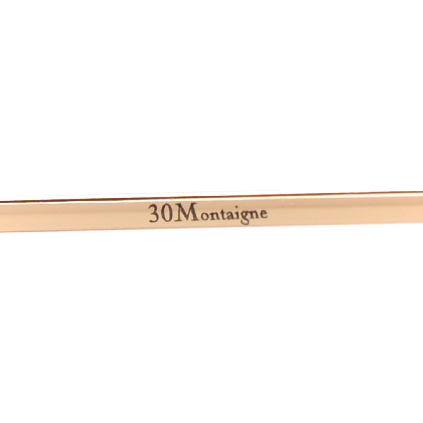 Square 30 Montaigne Sunglasses White
