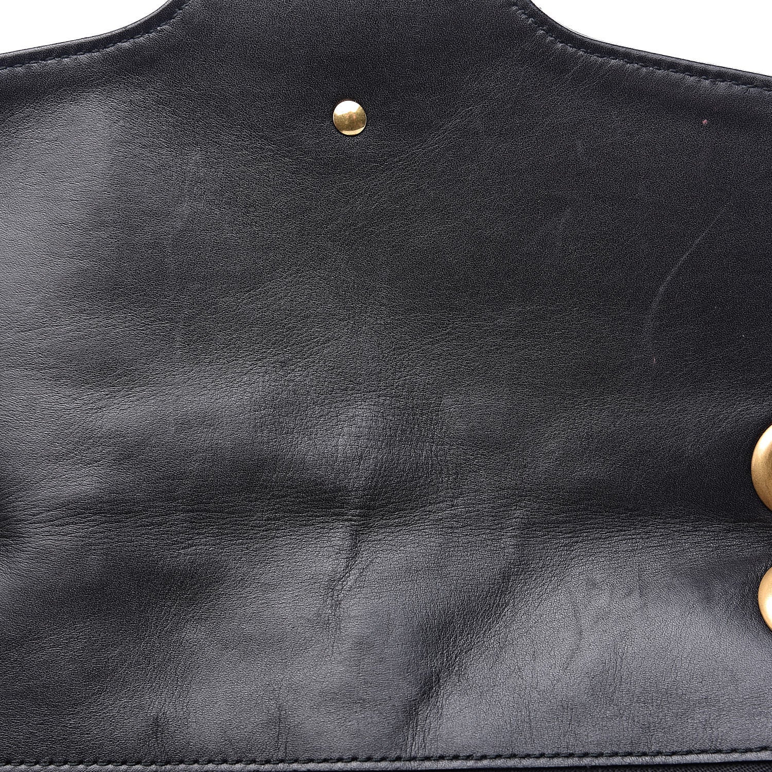 Gucci Calfskin Matelasse Medium GG Marmont Shoulder Bag Black 14 of 16