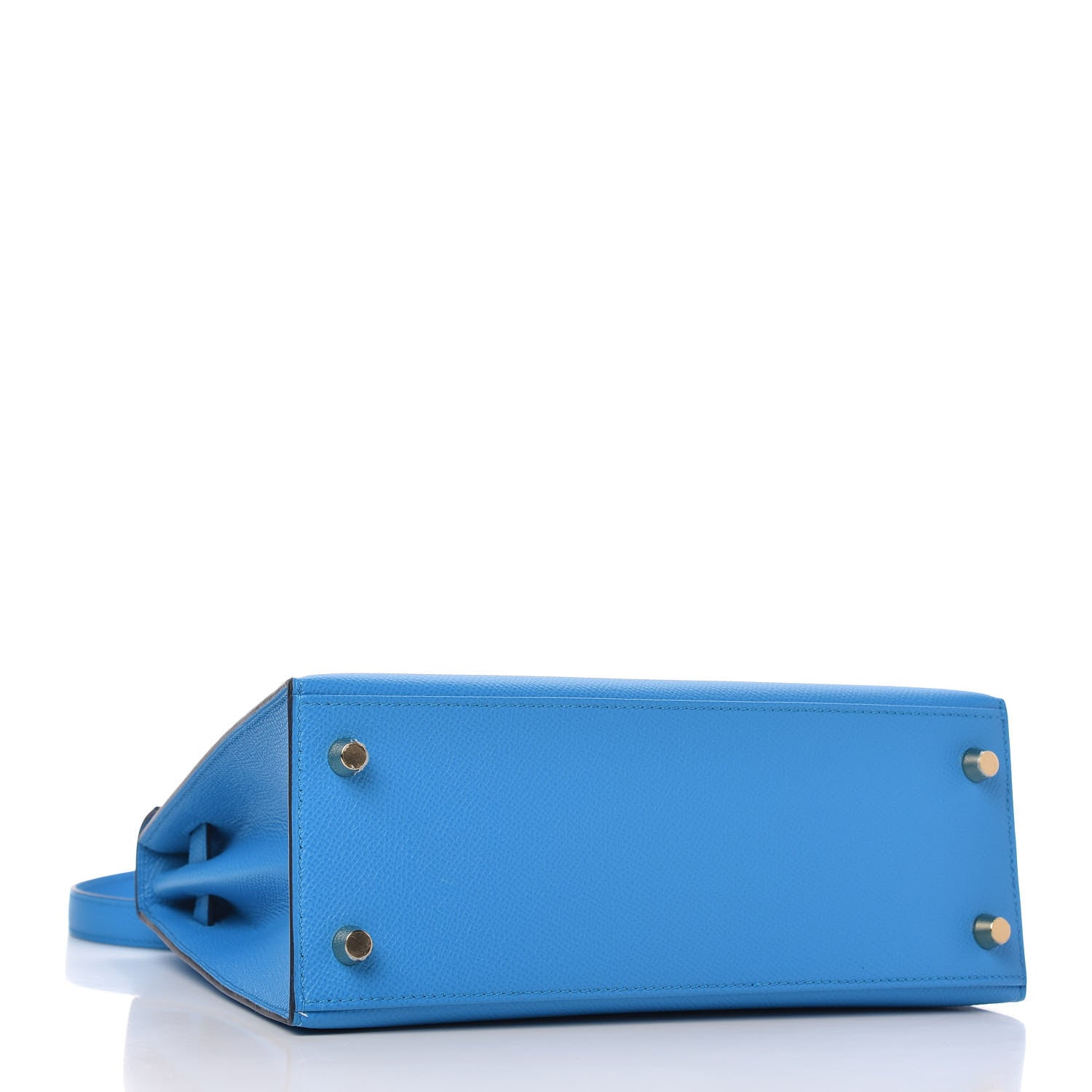 Hermes Epsom Kelly Sellier 25 Bleu Frida 4 of 11