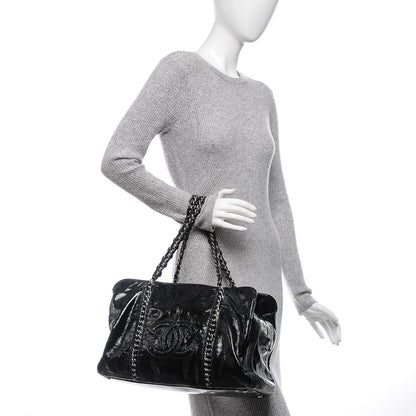 Chanel Patent Calfskin Large Luxe Ligne Tote Black 2 of 8