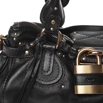 Chloe Calfskin Paddington Satchel Chocolate 15 of 35