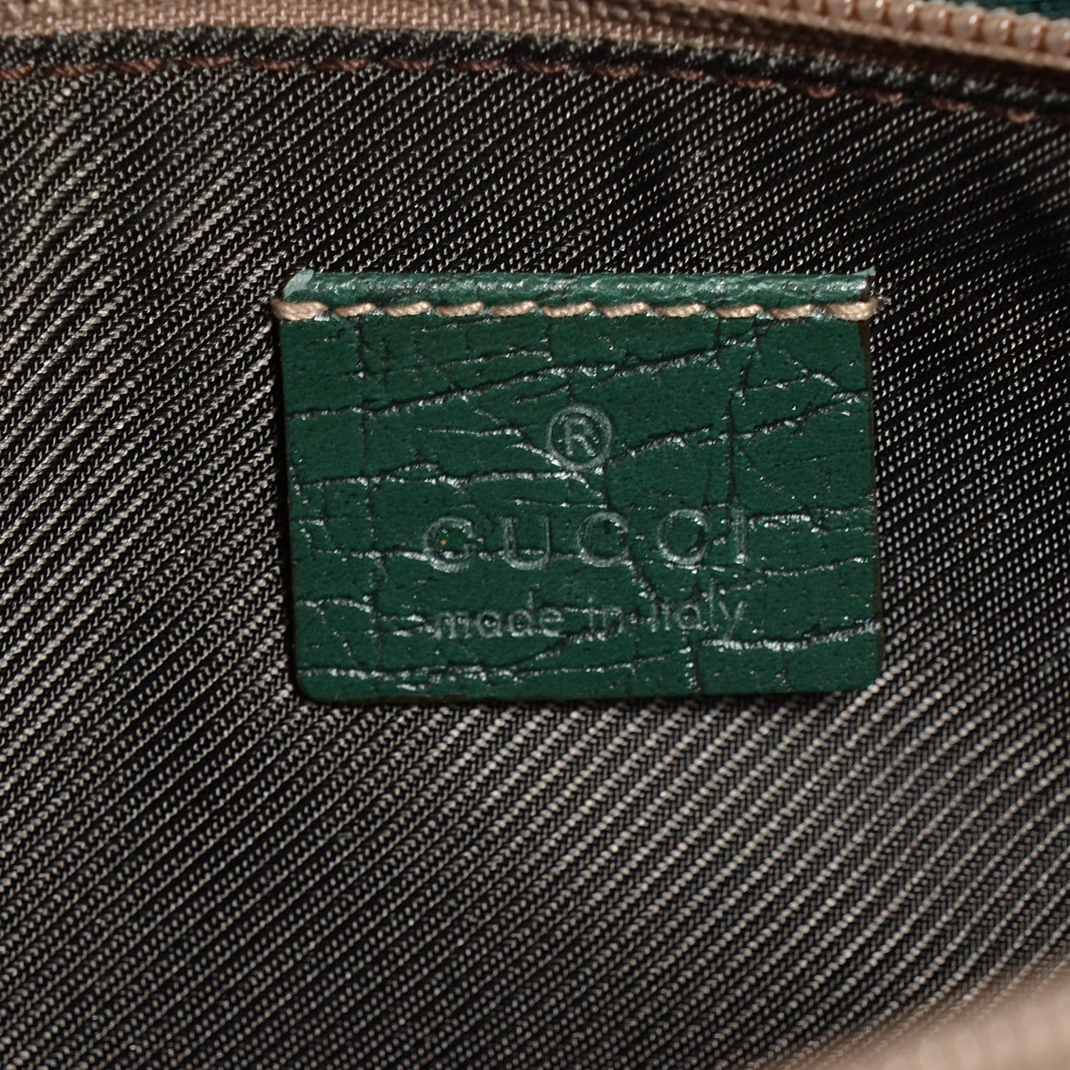 Gucci Monogram Boat Pochette Green 6 of 7