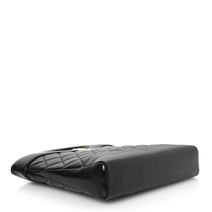 Chanel Shiny Quilted Mini 31 Shopping Bag Black 4 of 10