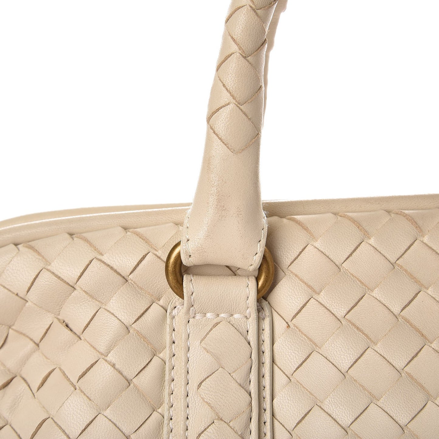 Nappa Intrecciato Frame Tote Colonial
