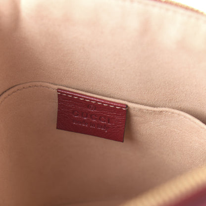 Gucci Suede Calfskin Web Small Ophidia Dome Shoulder Bag New Blue Romantic Cherry 8 of 10