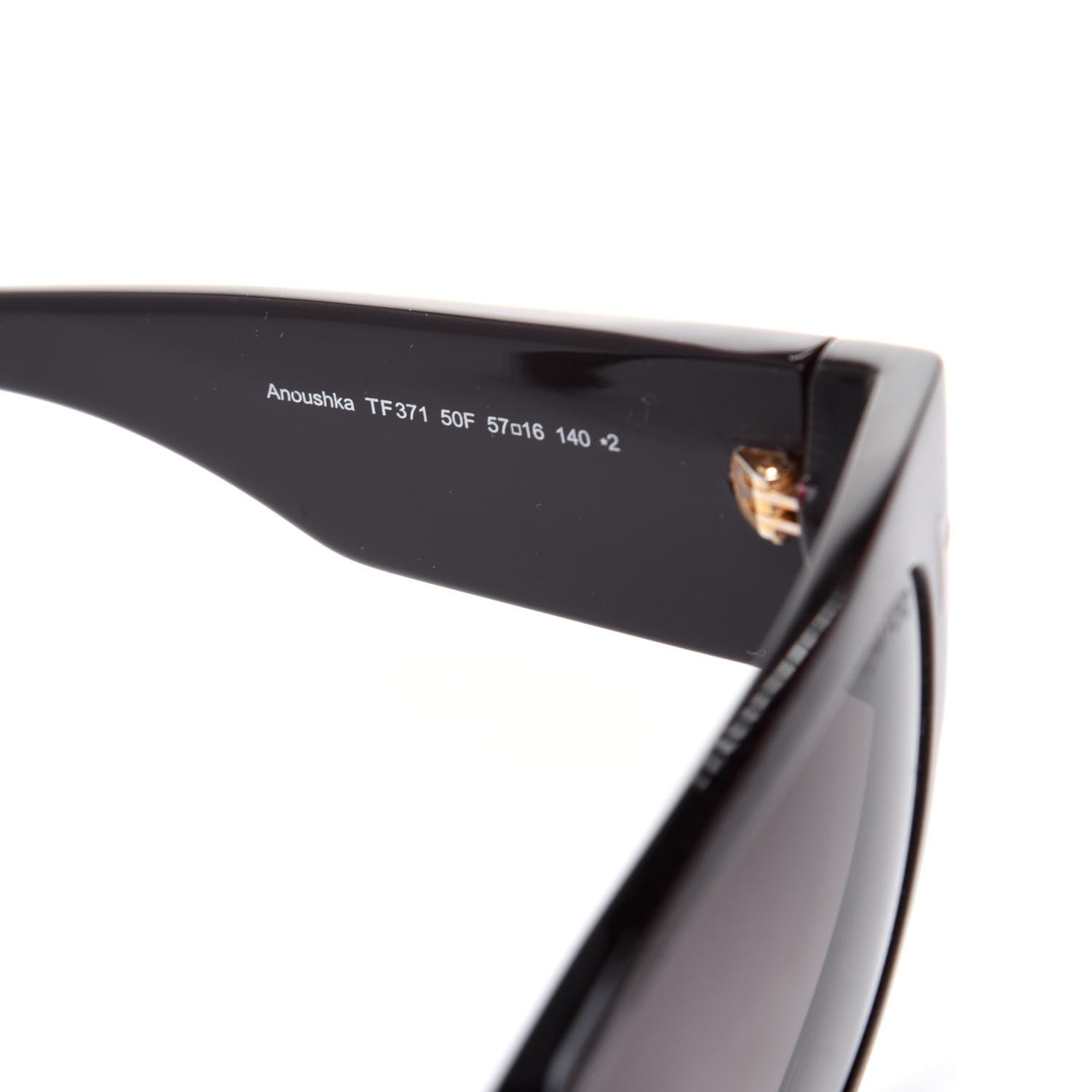 Tom Ford Acetate Anoushka Cat Eye Sunglasses TF371 Brown 5 of 8