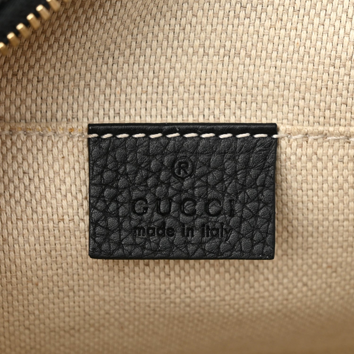 Gucci Pebbled Calfskin Small Soho Disco Bag Black 6 of 10
