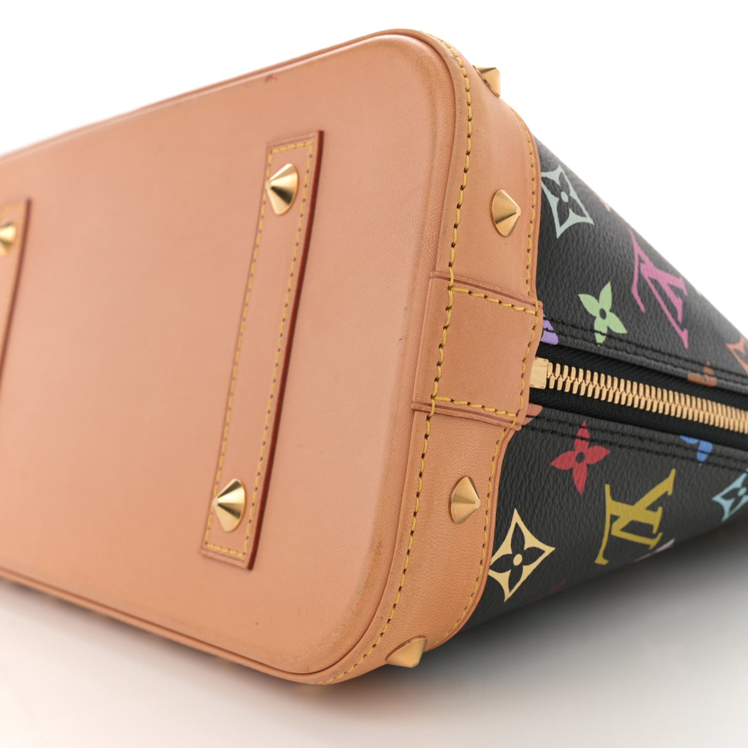 Louis Vuitton Monogram Multicolor Alma PM Black 10 of 13